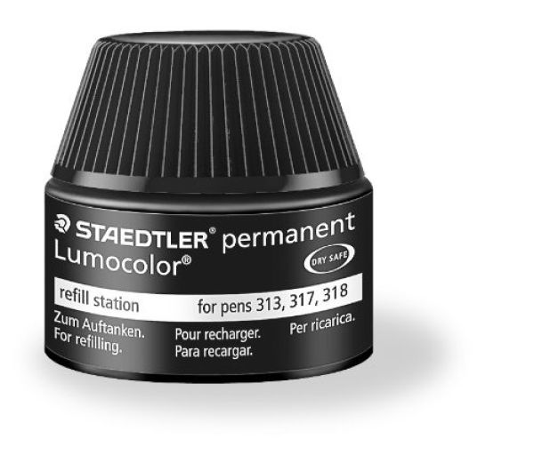 Staedtler lumocolor permanent 15ml 48717-9 schwarz - Staedtler-48717-9-4007817487099