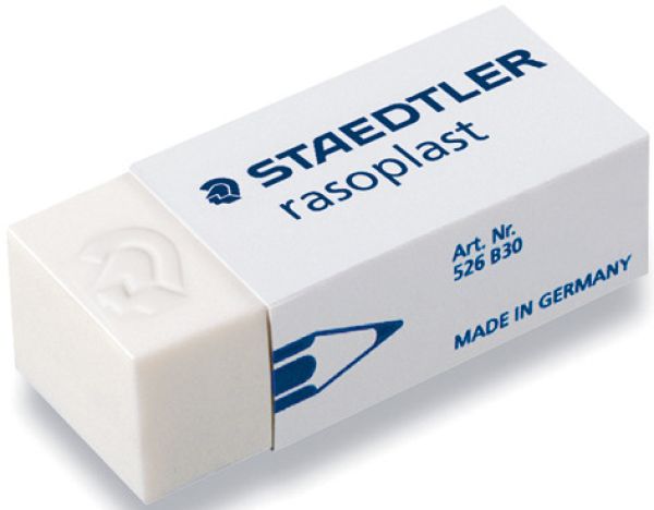 Staedtler radierer raso plast 526b30 43x19x13mm - Staedtler-526b30-4007817502259