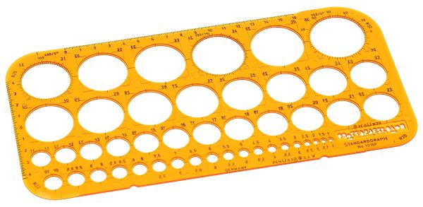 Standardg kreisschablone 1315f 45 kreise - Standardg-1315f-4014509003123
