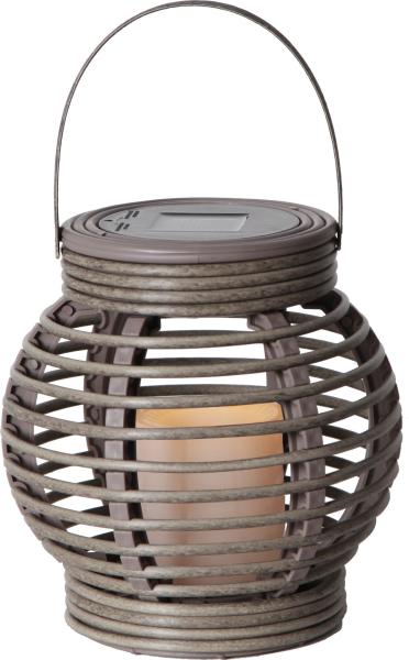 Star trading solar led-leuchte rotang 16cm 12.479-29 braun - Star-trading-12479-29-7391482010537