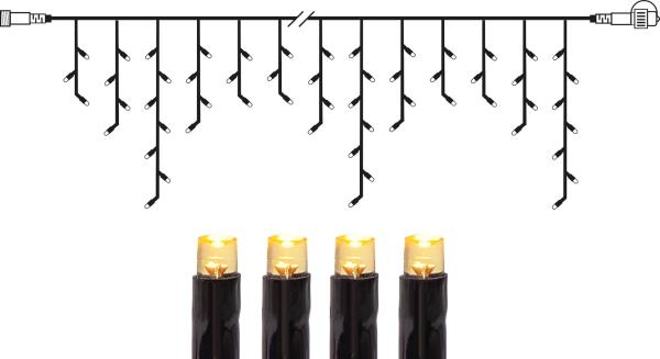 Star trading system decor lichterkette 3m 12.495-13 extra, icicle, schwarz - Star-trading-12495-13-7391482057228
