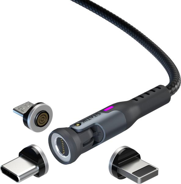 Statik statik 360 pro, uni.mag. tip pup-0520-3ft cable, 1m, 100w black - Statik-pup-0520-3ft-0810024055142-04.jpg