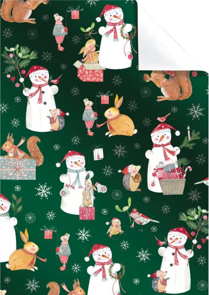 Stewo geschenkpapier eneo 2512523647 dunkelgrün 50x70cm - Stewo-2512523647-7630050876527