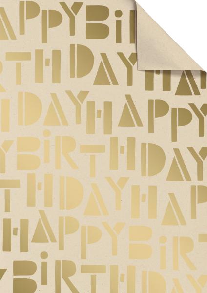 Stewo geschenkpapier vinci 2512533480 gold 50x70cm - Stewo-2512533480-7630050869437
