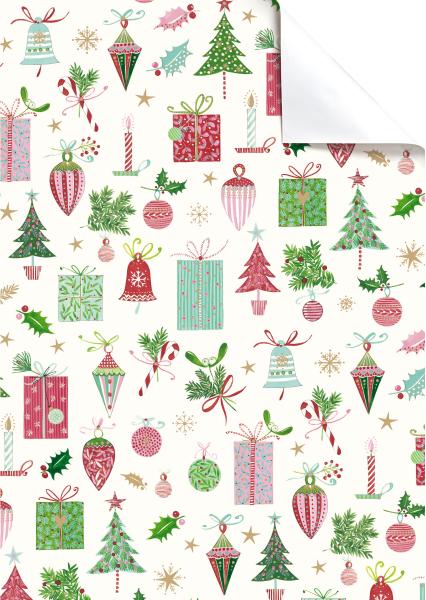 Stewo geschenkpapier inge 2514524325 rosa 70x100cm - Stewo-2514524325-7630050876442