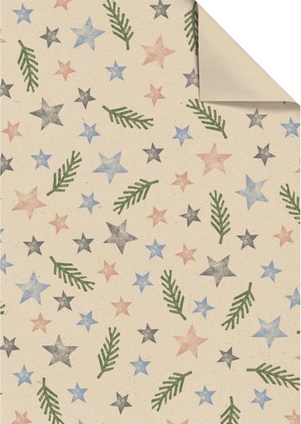 Stewo geschenkpapier naruto 2514526040 blau 70x100cm - Stewo-2514526040-7630050876268