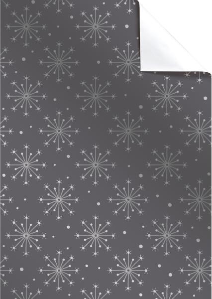 Stewo geschenkpapier nieve 2514539267 dunkelgrau 70x100cm - Stewo-2514539267-7630050876329