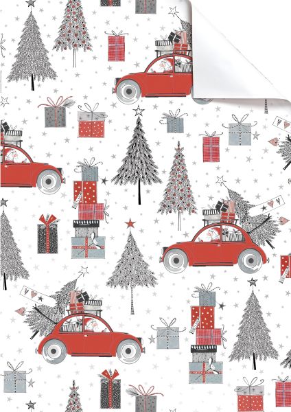 Stewo geschenkpapier xander 2514563920 rot 100x70cm - Stewo-2514563920-7630050841228