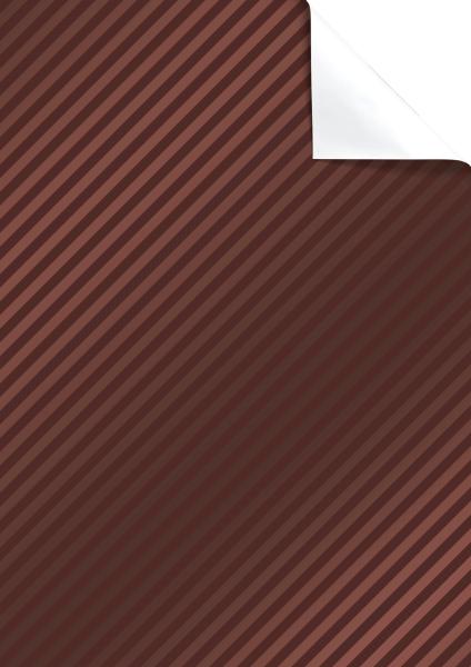 Stewo geschenkpapier stribe 2514596785 kupfer 100x70cm - Stewo-2514596785-7630050870044