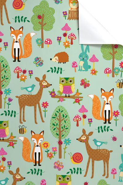 Stewo geschenkpapier roman 2514722646 70x100cm grün - Stewo-2514722646-7630021143023