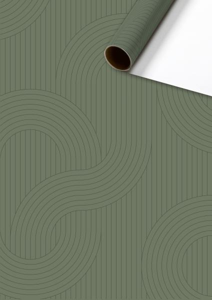 Stewo geschenkpapier ali 2528529748 oliv 70x200cm - Stewo-2528529748-7630050870730