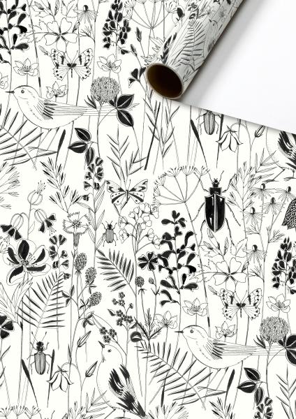 Stewo geschenkpapier fiella 2528531270 schwarz 70x200cm - Stewo-2528531270-7630050870679