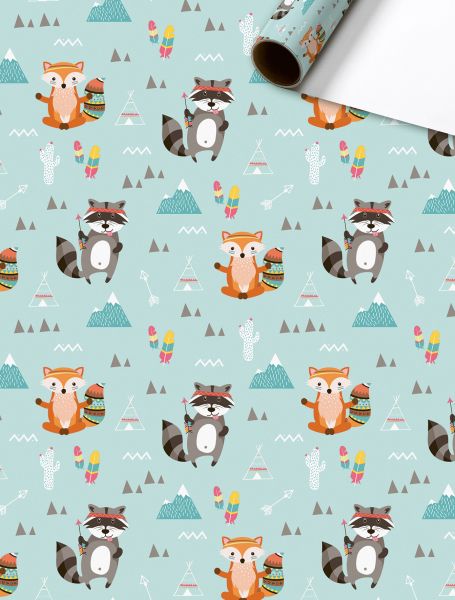 Stewo geschenkpapier matz 2528619441 70x200cm blau hell - Stewo-2528619441-7630050806364