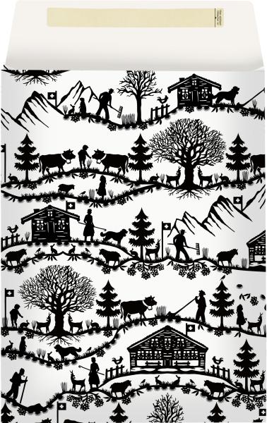 Stewo geschenkbeutel urchig 2538523470 schwarz 32x43x6cm - Stewo-2538523470-7630050878378
