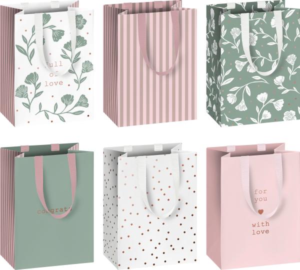 Stewo geschenktasche olena 2541520445 grün 10x8x14cm - Stewo-2541520445-7630050881798