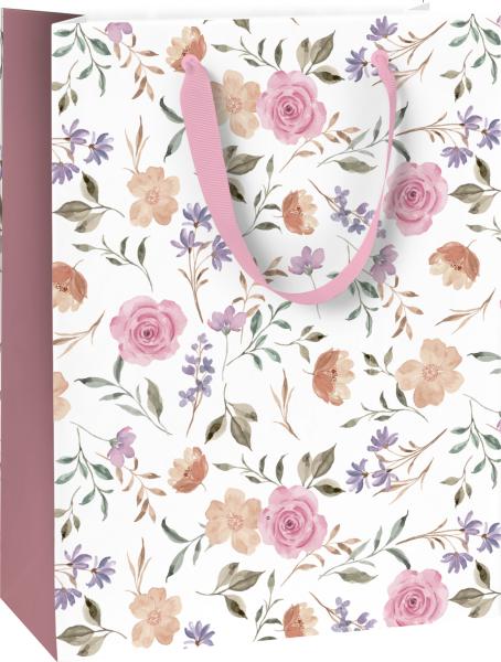 Stewo geschenktasche flowers 2544513826 rosa hell 23x13x30cm - Stewo-2544513826-7630050887264