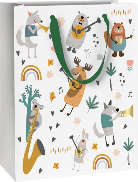 Stewo geschenktasche musicstars 2544514060 weiss 23x13x30cm - Stewo-2544514060-7630050887240