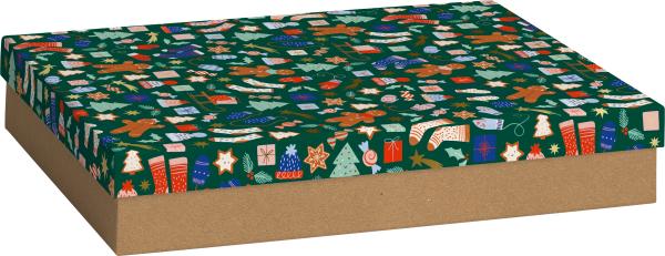 Stewo geschenkbox marioka 2551523747 dunkelgrün 24x33x6cm - Stewo-2551523747-7630050875742