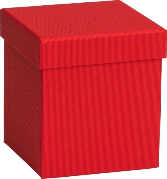 Stewo geschenkbox one colour 2551784390 rot 11x11x12cm - Stewo-2551784390-7630050845875
