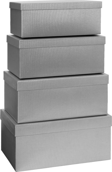 Stewo geschenkbox one colour 2552782175 silber 4 stück - Stewo-2552782175-7613074024631