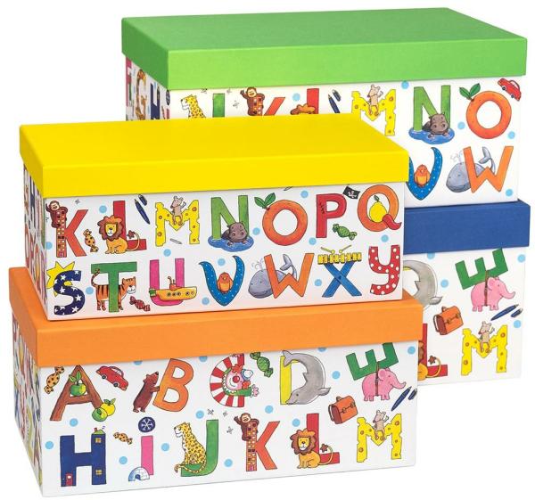 Stewo geschenkbox mick 2552964815 orange 4teilig - Stewo-2552964815-7613074115452