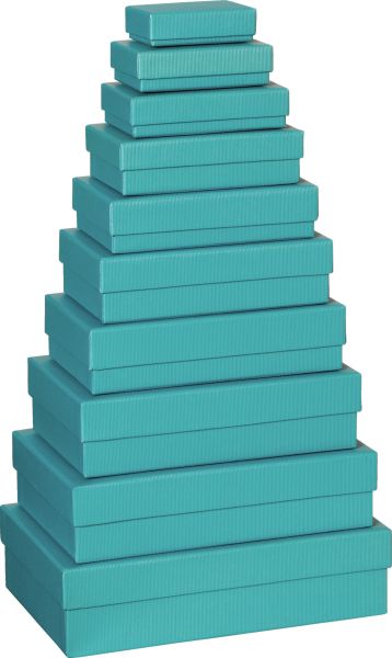 Stewo geschenkbox one colour 2553644949 türkis 10 stück - Stewo-2553644949-7613074063524