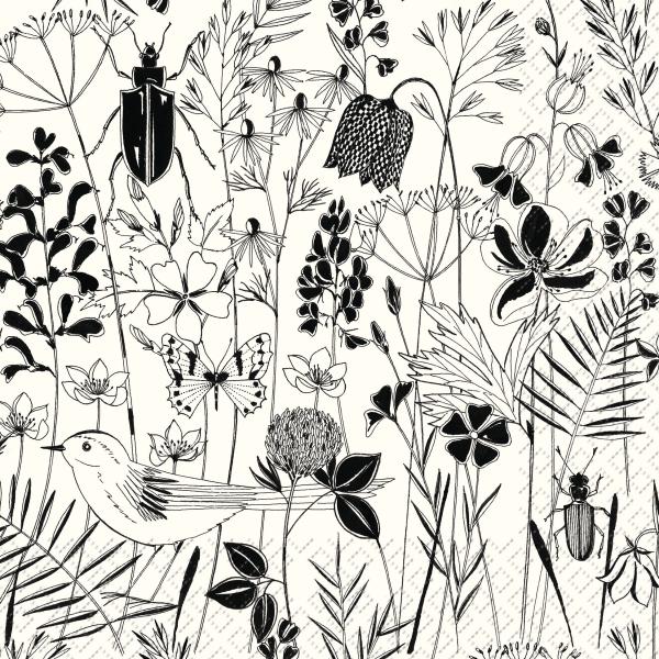 Stewo serviette fiella 2572531270 schwarz 33x33cm - Stewo-2572531270-7630050871621