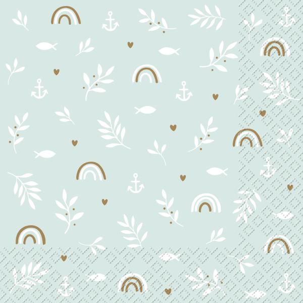 Stewo serviette seasta 2572544241 blau hell 33x33cm - Stewo-2572544241-7630050860311
