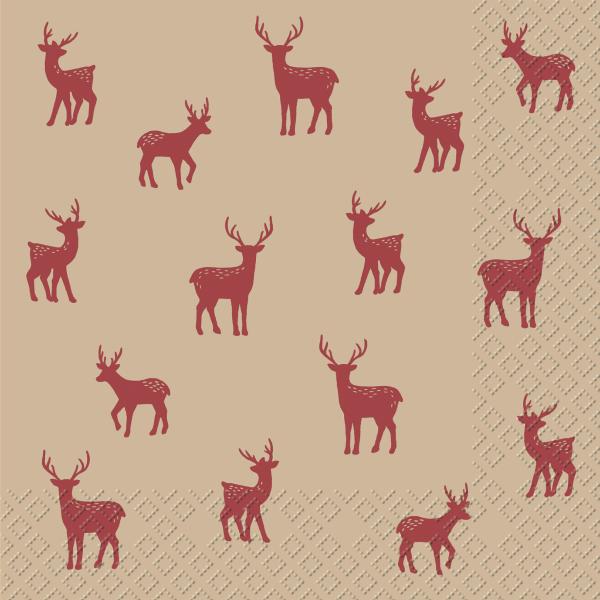 Stewo serviette abel 33x33cm 2572564699 rot 20 stück - Stewo-2572564699-7630050853368