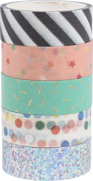 Stewo washi tape 2582515299 5 stk. assortiert - Stewo-2582515299-7630050886564