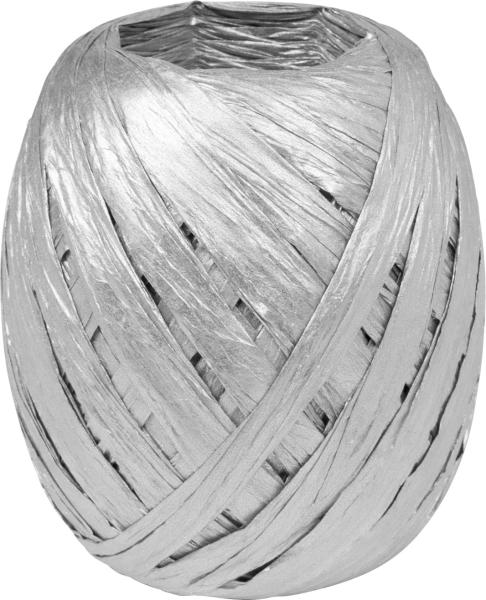 Stewo geschenkband raffia 2583414075 silber 7mm - Stewo-2583414075-7630050873038