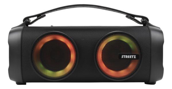 Streetz bt boombox 2x4 w cmb-100 black,aux,usb flash,led - Streetz-cmb-100-7333048057464