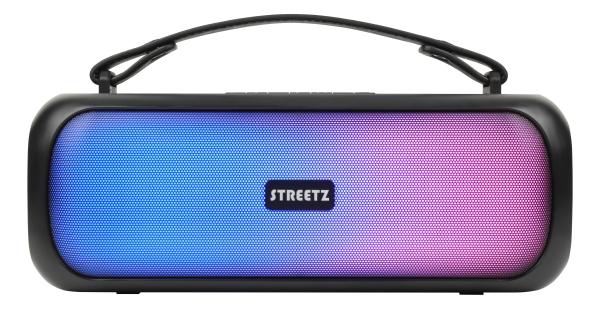 Streetz bt boombox 2x7.5 w cmb-110 black,aux,usb flash,led,ipx5 - Streetz-cmb-110-7333048057471