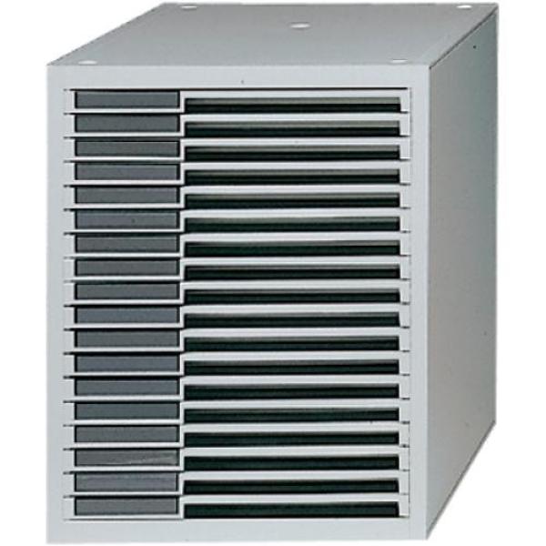Styro schubladenbox weiss 119118105 18 fächer, styrokay - Styro-119118105-7612176102360