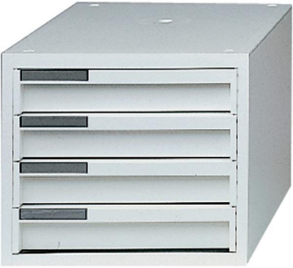 Styro schubladenbox weiss 119119205 4 fächer, styrokay - Styro-119119205-7612176102421