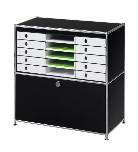 Styro schubladenbox pro schwarz 14-8000.92 5 fächer - Styro-14-8000.92-7612176073875-04.jpg