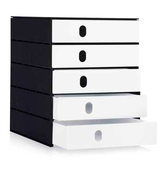 Styro schubladenbox pro schwarz 14-8000.92 5 fächer - Styro-14-800092-7612176073875