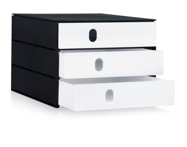 Styro schubladenbox pro schwarz 14-805092 3 fächer - Styro-14-805092-7612176073868