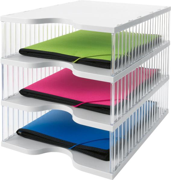 Styro schubladenbox styrobig 228-0103.82 3 fächer, grau - Styro-228-010382-7612176072410