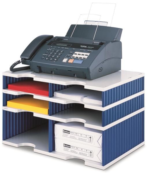 Styro schubladenbox duo grau/blau 268-2022211.38 6 fächer - Styro-268-202221138-7612176108621