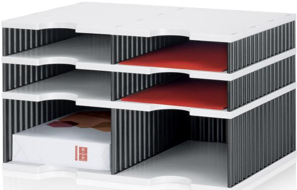 Styro schubladenbox duo grau/schwarz 268-2022211.98 6 fächer - Styro-268-2022211.98-7612176108638-02.jpg