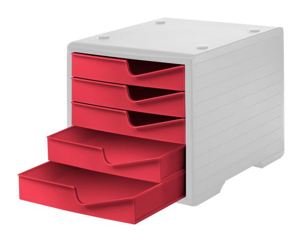 Styro styroswingbox 275-8430.2282 cranberry/grau 5 schubladen - Styro-275-8430.2282-7612176088862-02.jpg