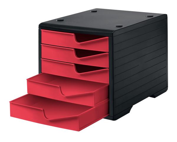 Styro styroswingbox mit 5 schubl. 275-8430.2292 cranberry/gehäuse schwarz - Styro-275-8430.2292-7612176086394-02.jpg