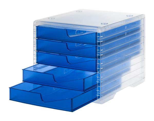 Styro styroswingbox light 275-8430.322 blau/transluz. 5 schubladen - Styro-275-8430.322-7612176088930-02.jpg