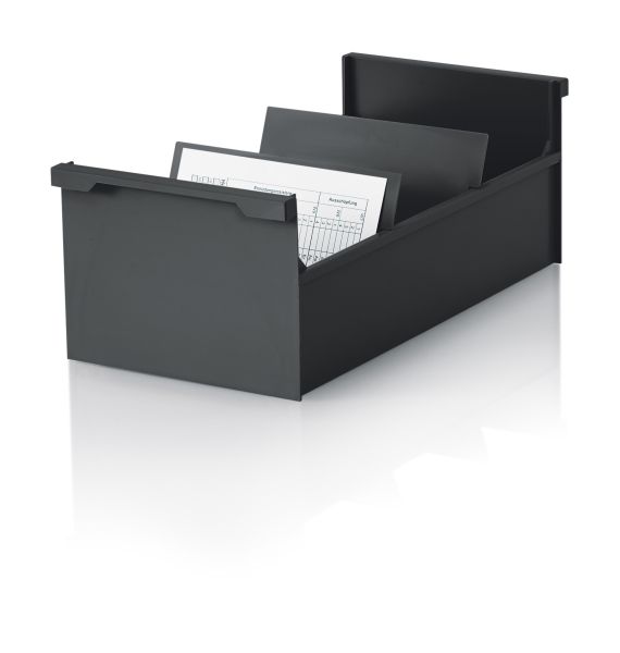 Styro karteikasten quer a6 30-632.90 schwarz - Styro-30-63290-7612176072397