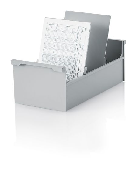 Styro karteikasten hoch a6 30-6732.85 grau - Styro-30-673285-7612176101448