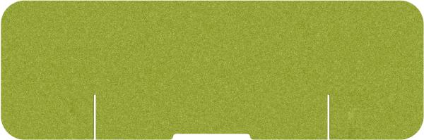 Suono tischtrennwand l 180x59x2.4cm 1111.l24.1300 desk plain, grün - Suono-1111l241300-7640439763201