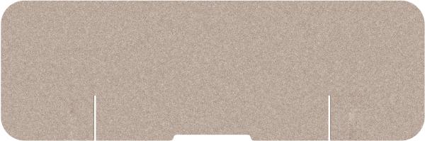 Suono tischtrennwand l 180x59x2.4cm 1111.l24.4400 desk plain, braun - Suono-1111l244400-7640439763256