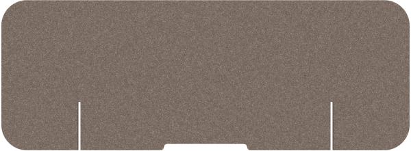 Suono tischtrennwand m 160x59x2.4cm 1111.m24.3900 desk plain, braun - Suono-1111m243900-7640439763324