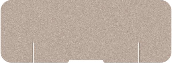 Suono tischtrennwand m 160x59x2.4cm 1111.m24.4400 desk plain, braun - Suono-1111m244400-7640439763331